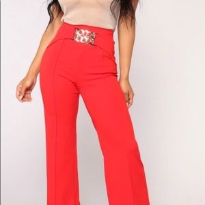 New Red Pants Size Large